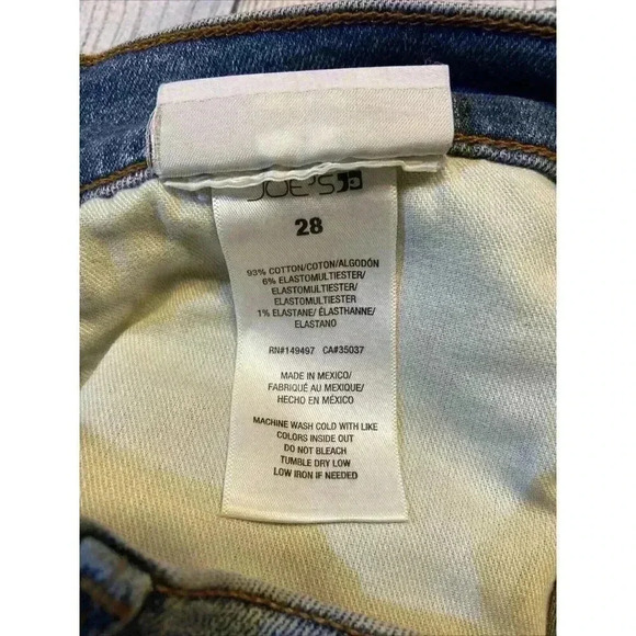 Joe's Jeans Men‎ Kinetic Slim Fit Jeans Dean/Med Wash Paint Splatter Distressed - Picture 11 of 12